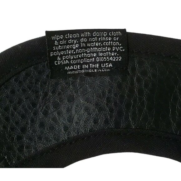 Vinyl Baby Infant Bib Mini Maniacs Slick Surf Ocean Tropical Palm Vegan Leather - Picture 5 of 8